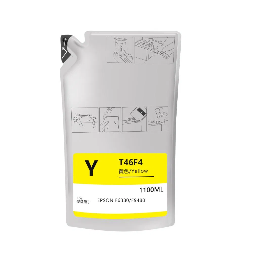 1100ml/Bag T46f8 T46f2-Tt46f4 Sublimation Dye Ink Bag Heat Transfer Ink for Epson Surecolor Epson F6380 F9480