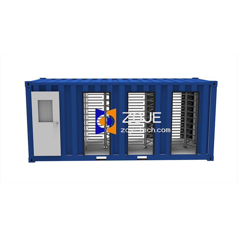 Does a Container with Full Height Turnstile Require Special Foundation or Ground Preparation