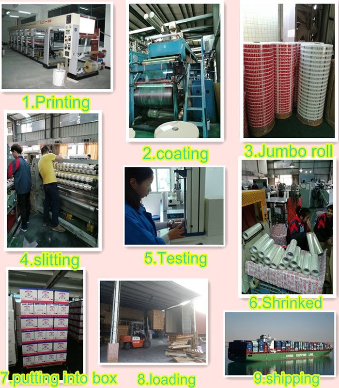 45mic Hotmelt Colored Packaging Tape with No Bubble