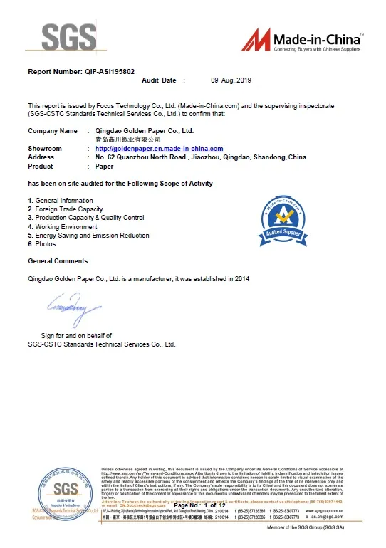 60GSM 70GSM 80GSM 90GSM Color Bristol Board Paper in Sheet or Roll