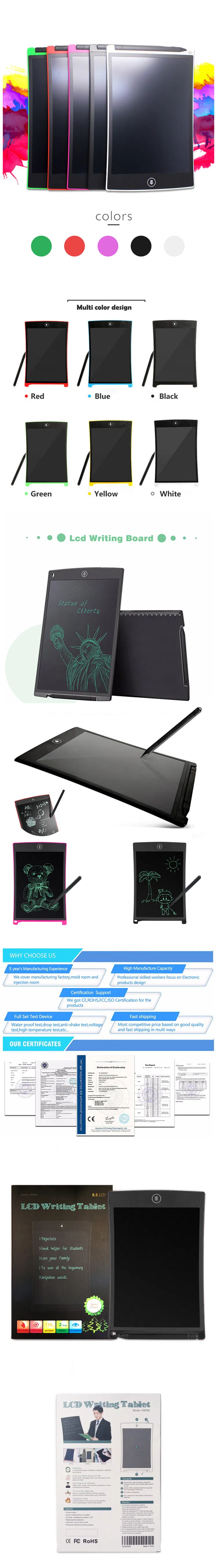 8.5inch 10inch 12inch LCD writing tablet