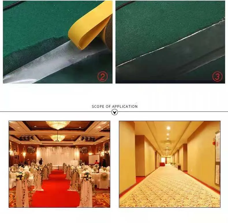 Bomei Carpet Tape for Carpet Tile Splicing Installation