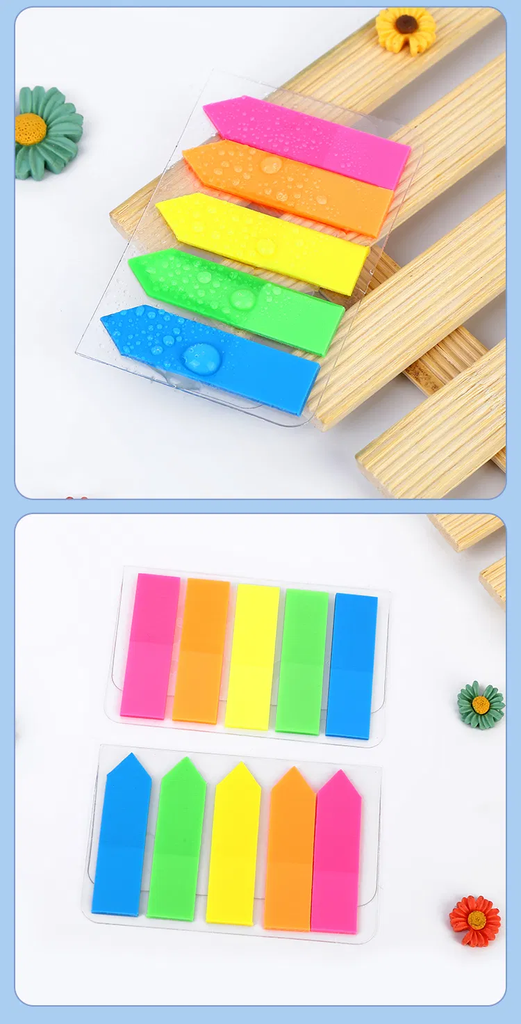 BOPP Film Sticky Notes Page Marker Index Neon