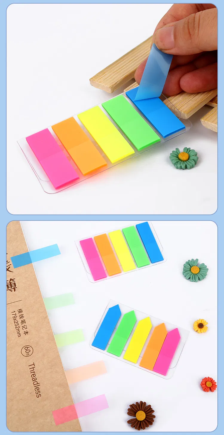 BOPP Film Sticky Notes Page Marker Index Neon