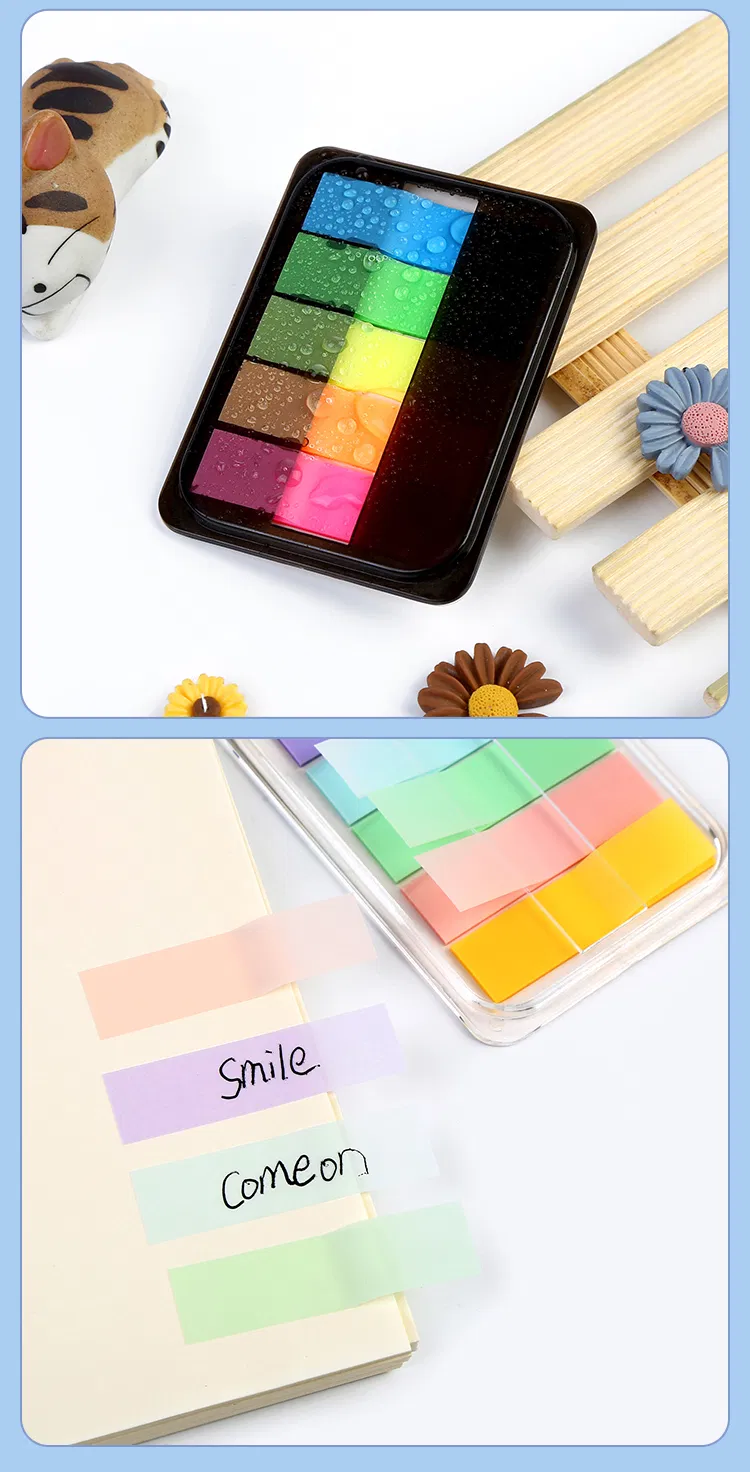 BOPP Film Sticky Notes Page Marker Index Pop-up Box