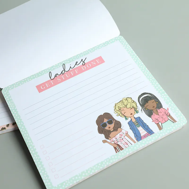 China Factory Color Pages Custom Printed School Coil Notepad Office Spiral Notebook