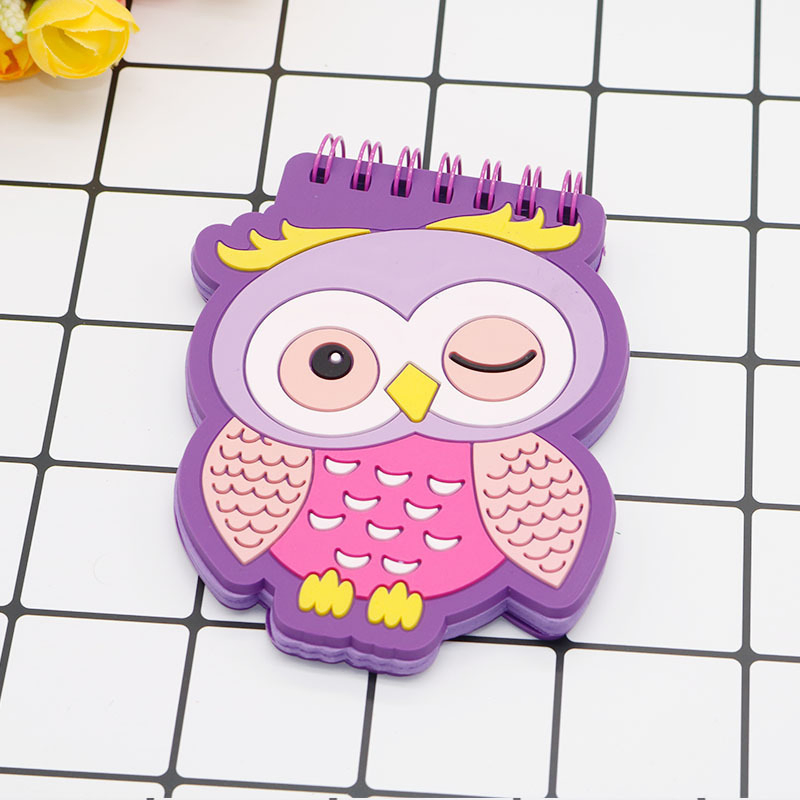 Custom Stick Cute Cartoon Unicorn Flamingo Kids Notepad Mini Pocket Memo Pad with PVC Cover