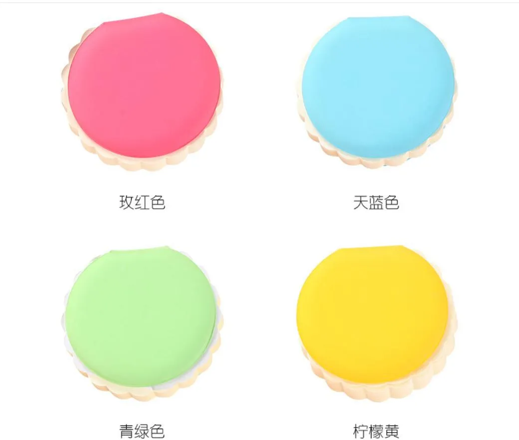 Customized Logo Macaron Cookie Shape Adhesive Sticky Note with PU Cover