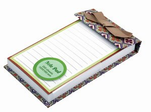 Customized Printing Notepad with Ribbon, Wholesale Notepad