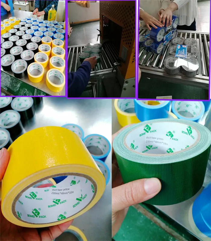 Factory Supply High Quantity Sliver Cloth Duct Tape