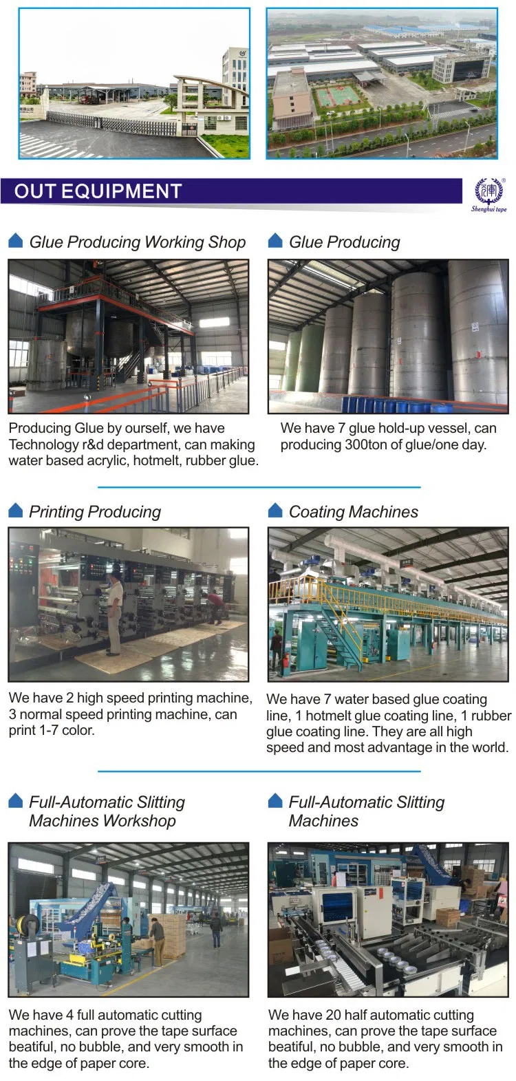 Factory Supply Manufacture 1280mm*4000m/6000m Packing Tape BOPP Jumbo Roll Tape