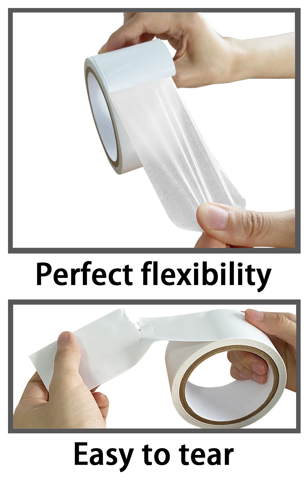 Heat Resistance Office School Crafting Wallpapers Photos Easy Tear Sticky Double-Side Tissue Tape