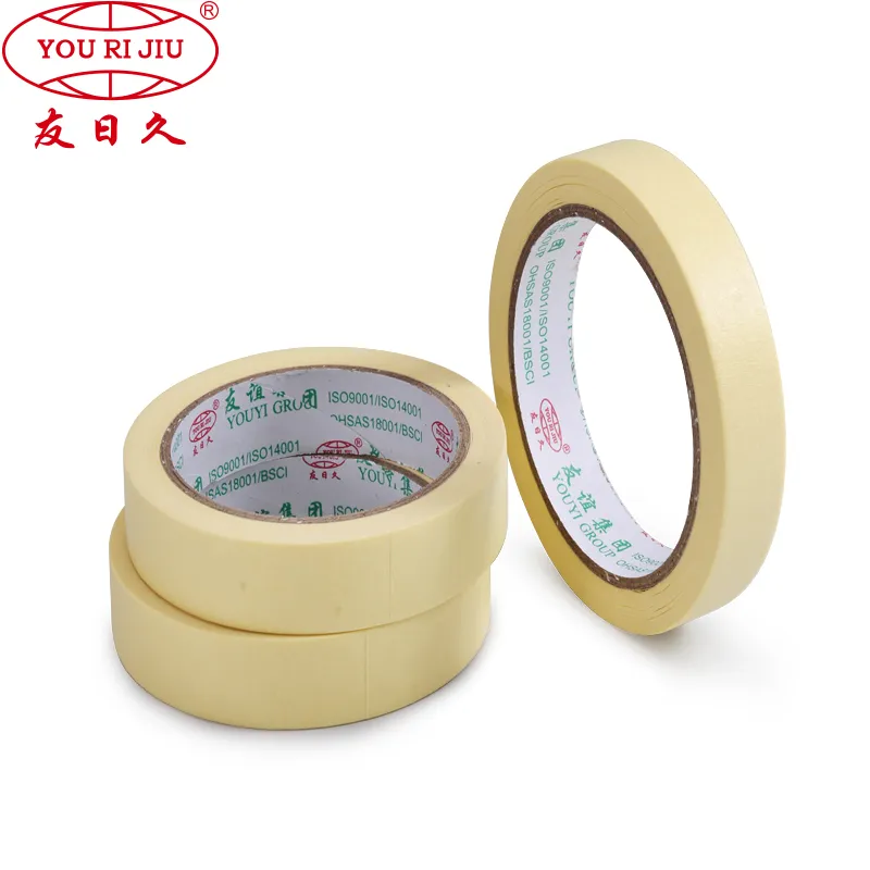 Heat Resistant Removable Automotive Crepe Paper Masking Adhesive Tape