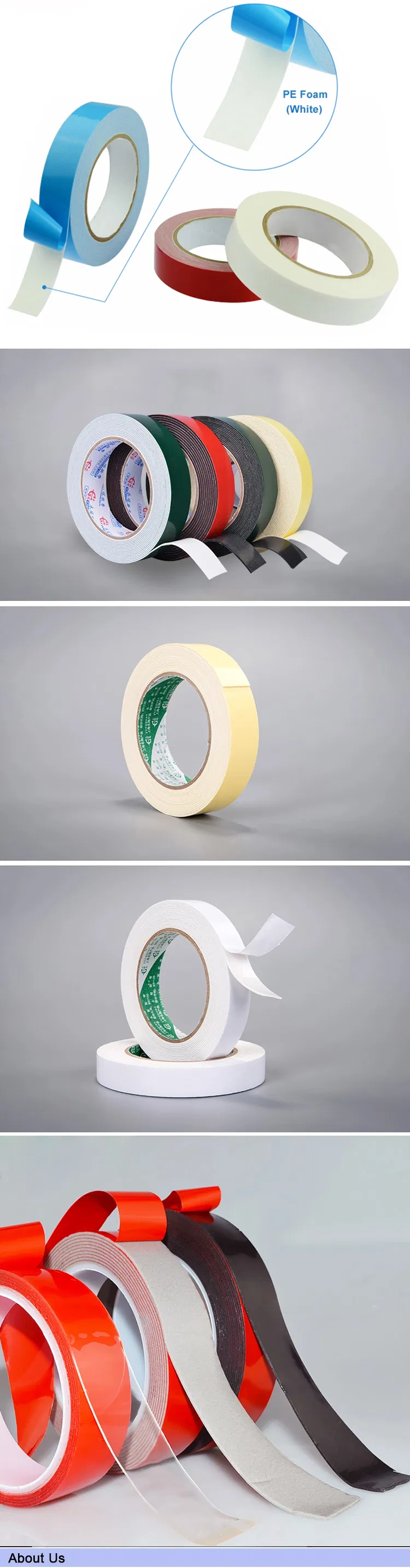 High Temperature Eco-Friendly Alternatives Strong Pet Double Sided Tape