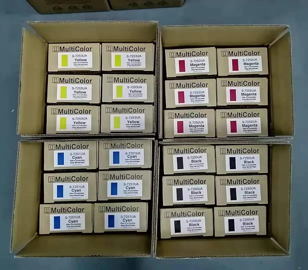 InkJet Machine EX7250 Cyan Ink Cartridge