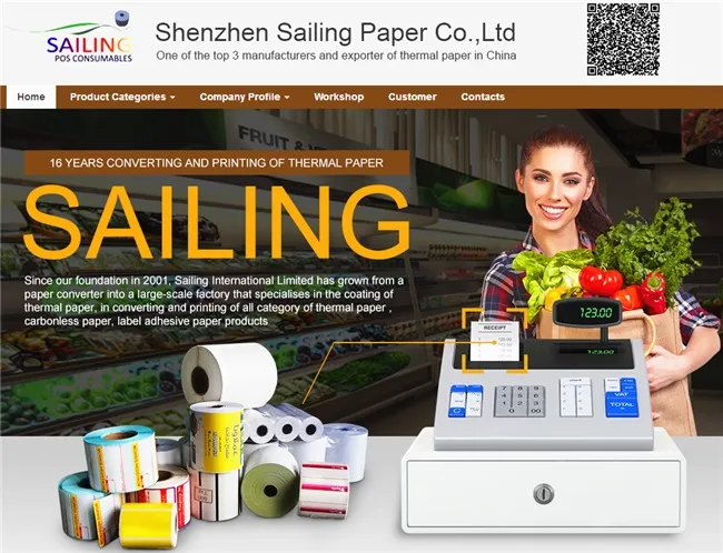 Jumbo Thermal Paper POS Rolls 405mm/785mm/875mm X6000m/120000m