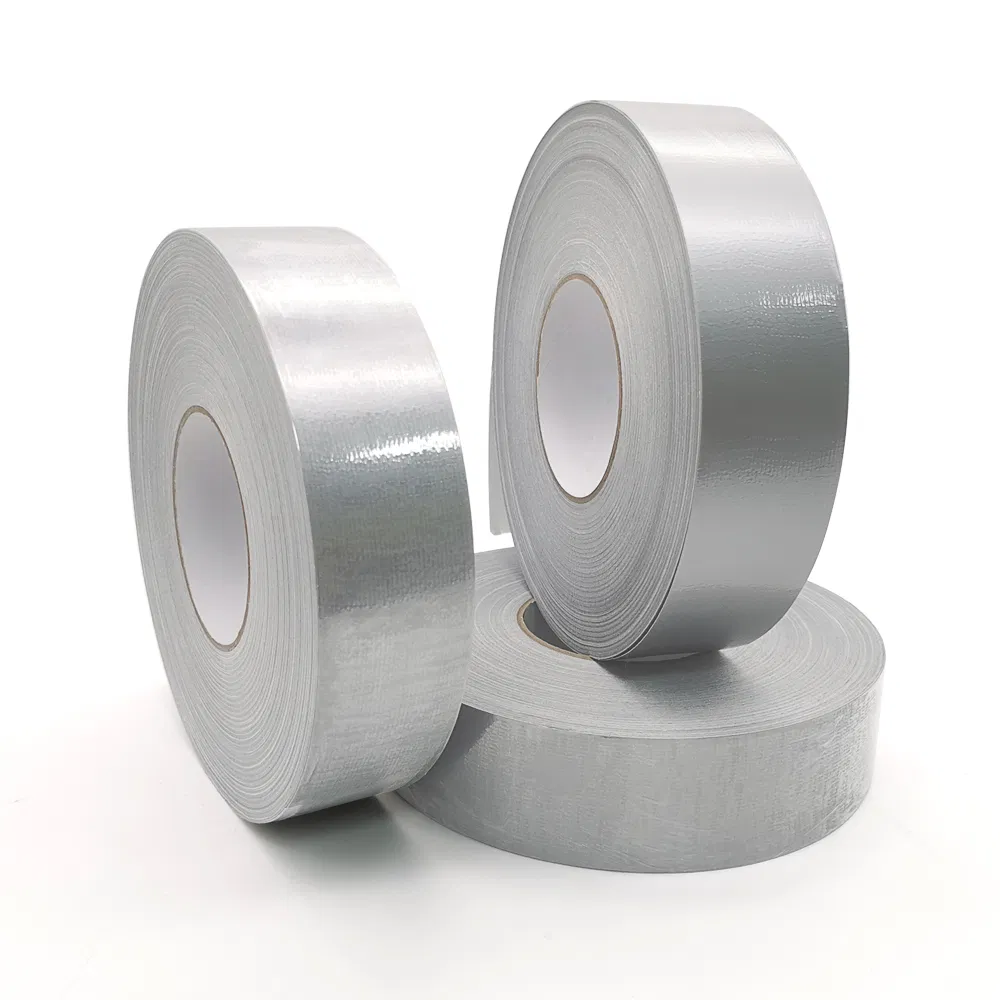Multi-Purpose Single-Sided Rubber Silver Cloth Tape for Sealing