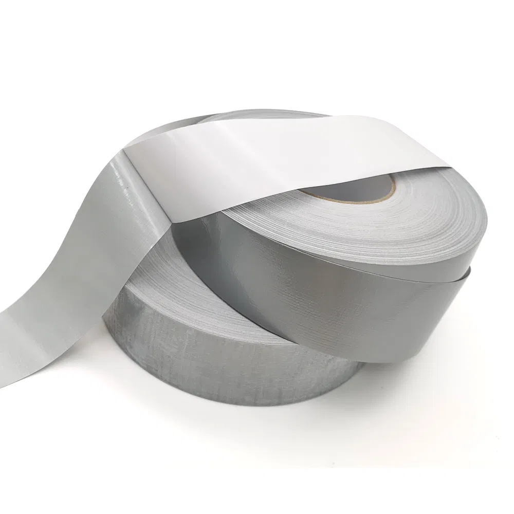 Multi-Purpose Single-Sided Rubber Silver Cloth Tape for Sealing
