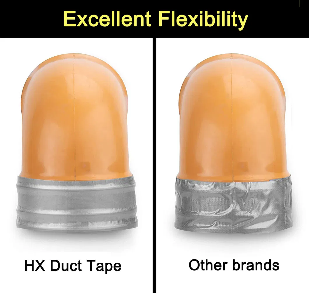 Multi-Purpose Single-Sided Rubber Silver Cloth Tape for Sealing