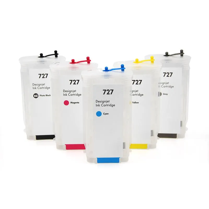 Ocbestje 727 Refill Ink Cartridge for HP Designjet T930 T1530 T920 T1500 T2500 T2530