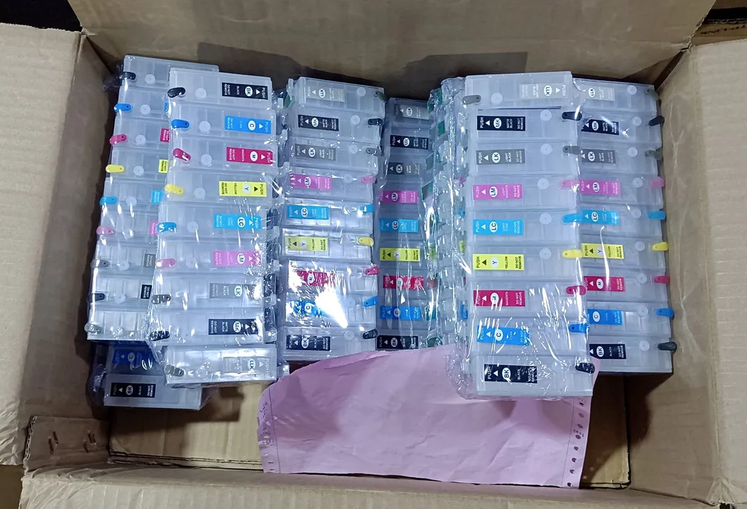 Ocbestjet 802XL T3561-T3564 Refillable Ink Cartridge with Chip for Epson Wf-4730 Wf-4720 Wf-4740 Wf-4734 Printers