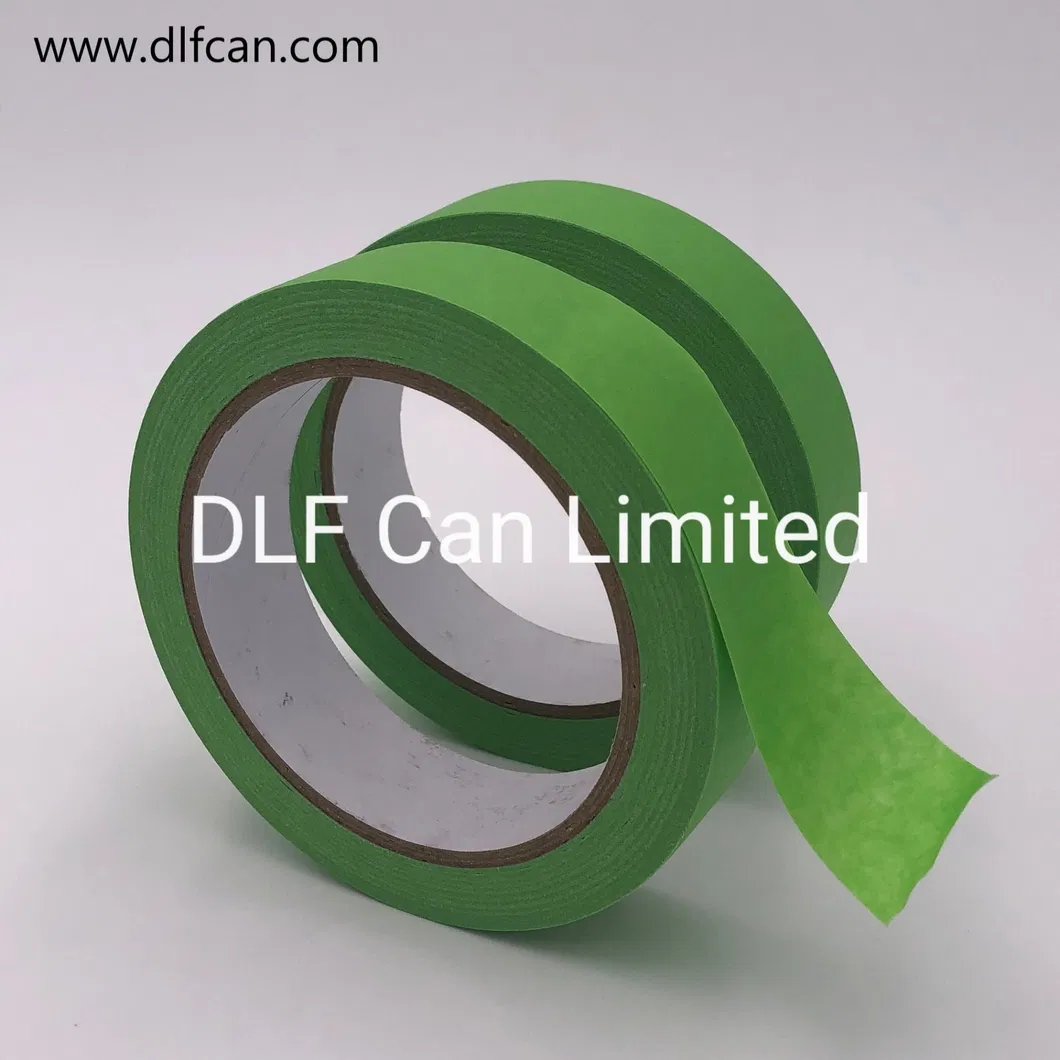 OEM High Temperature 120 Degrees Green Color Masking Tape
