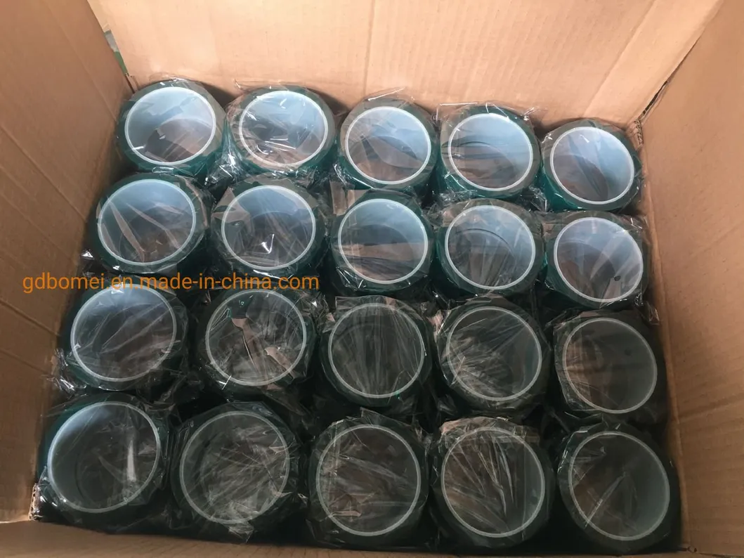 Pet Silicone Masking Tape Heat Resistant Tape 20mm Width, 66m Length