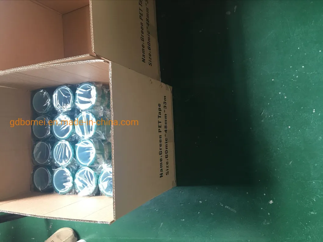 Pet Silicone Masking Tape Heat Resistant Tape 20mm Width, 66m Length