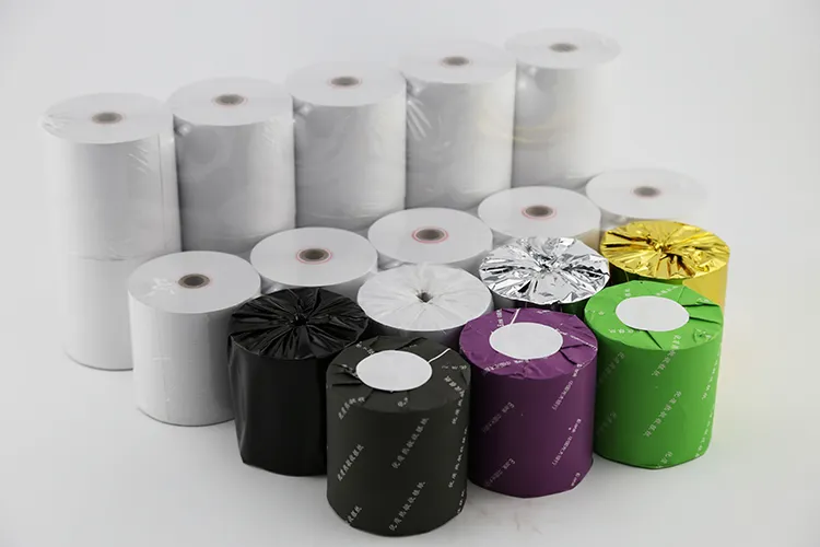 POS ATM Paper NCR Paper with Custom Printing 3 1/8 Inch Width Roll Paper 3 Inch