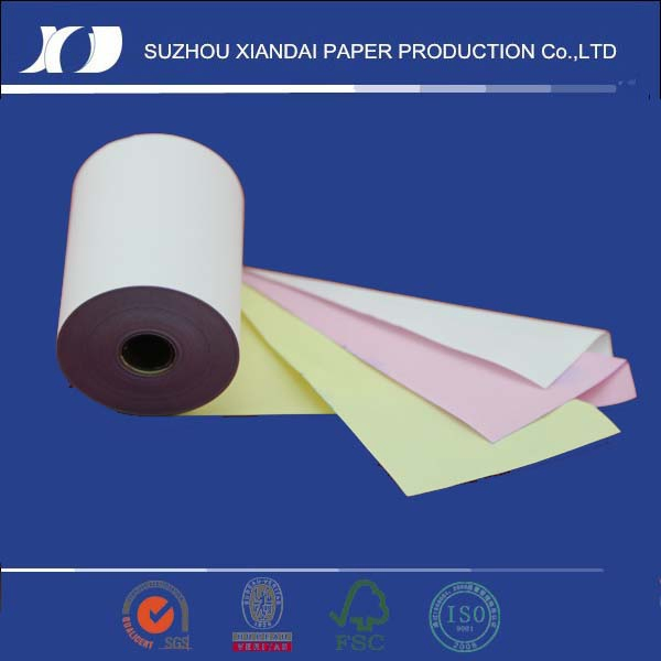 POS ATM Paper NCR Paper with Custom Printing 3 1/8 Inch Width Roll Paper 3 Inch