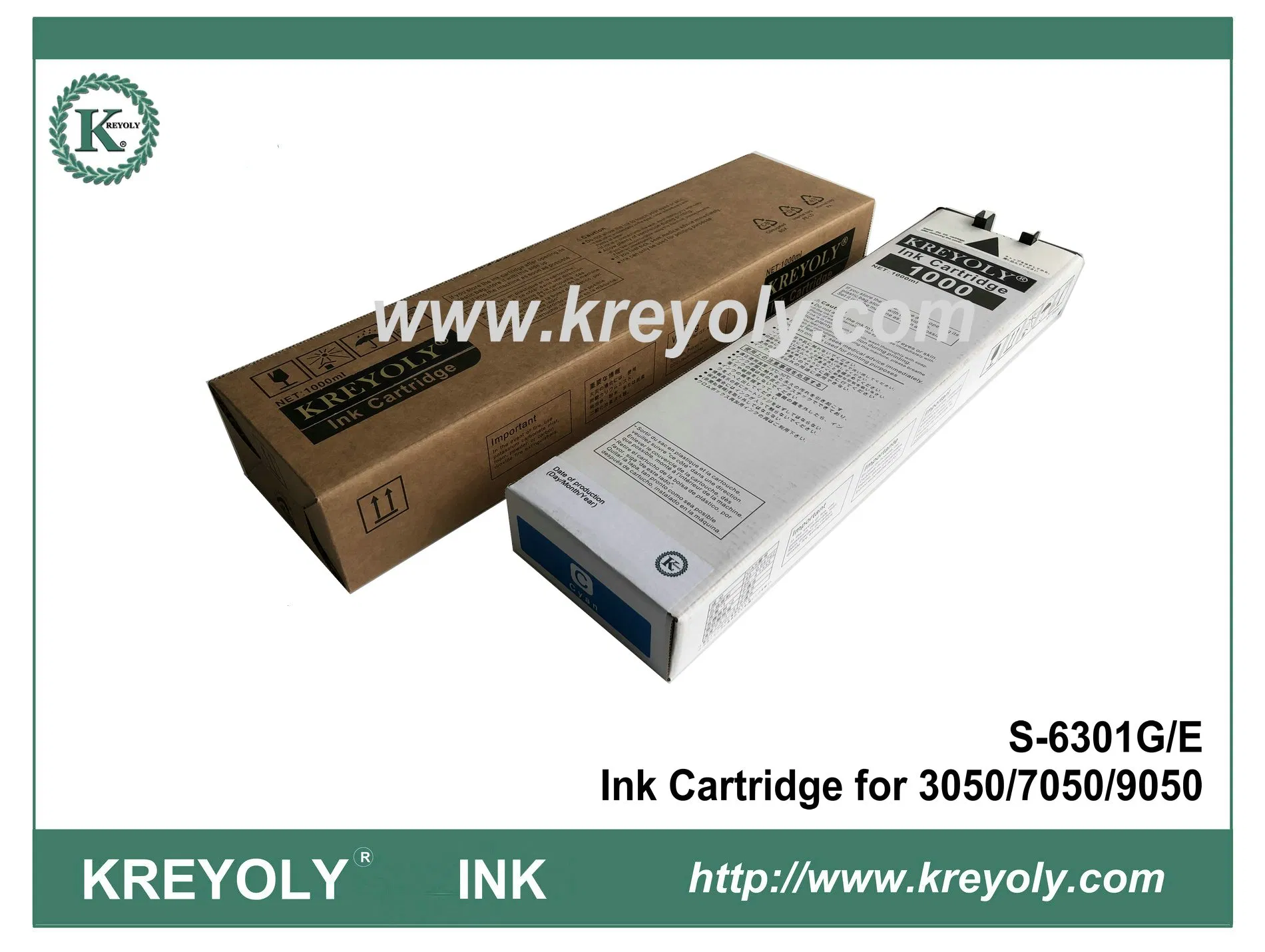 S-6301 Cyan Ink Cartridge for CC3050 7050 9050 S-6301G S-6301E