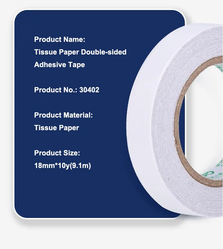 School Stationery Double Sided 18mm Width Adhesive Tape