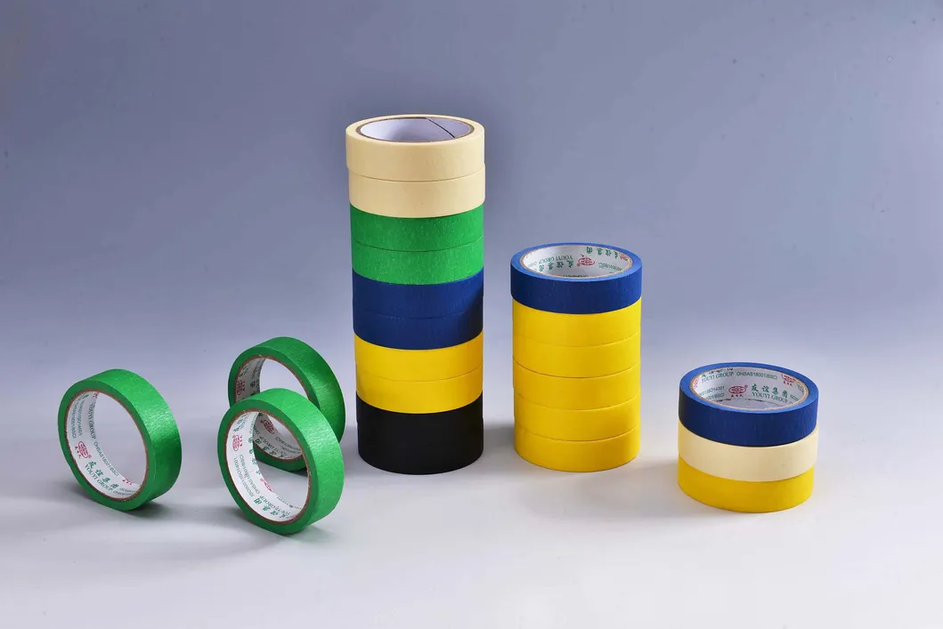 Top Quality Multi Colored Automotive Crepe Paper Masking Tape